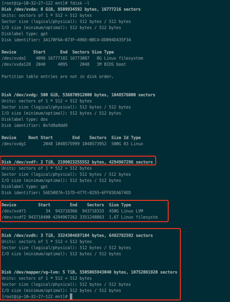 检查LVM是否可直接挂载