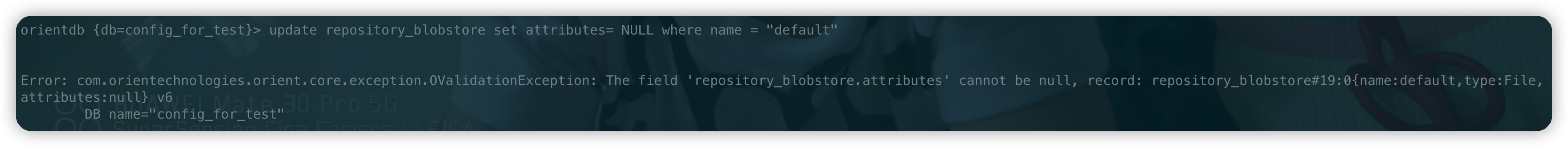 提示异常, 字段不允许为NULL